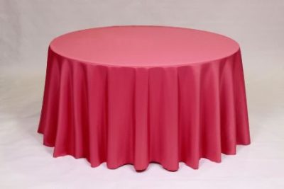 Hot Pink Poly solid linen