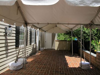 marquee over patio