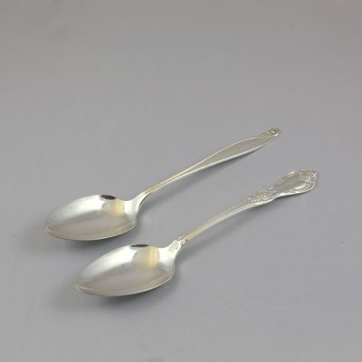 silver serving spoon 8"