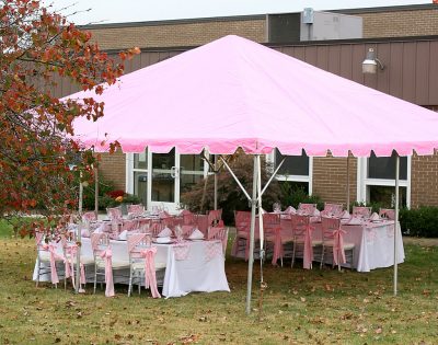 pink tent rental