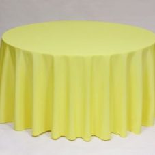 Lemon Poly solid linen