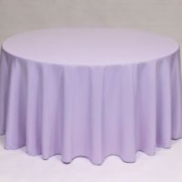 Lilac Poly solid linen