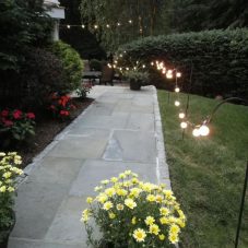 Shepherd hook pathway lighting