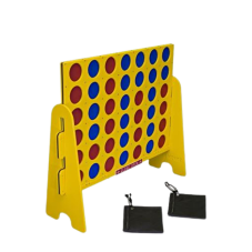 An oversized game similar to Connect 4.