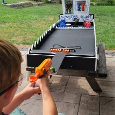 monster blast table shooting game for kid