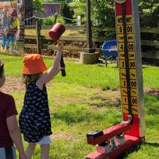 test your strength kiddie high striker carnival game