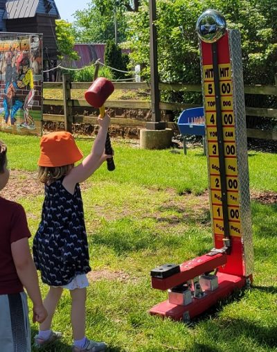 test your strength kiddie high striker carnival game