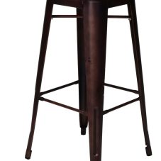 oscar barstool rose tobacco metal