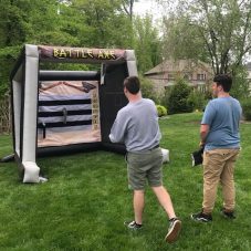 inflatable axe throwing game rental
