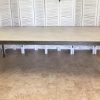 Edison table with white wash surface