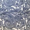 navy paisley lace linen rental 90 x 90 square