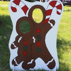 Gingerbread Christmas Cut out photo board for two people