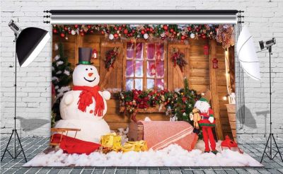 winter christmas holiday photo backdrop