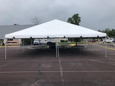 20x20 frame tent for virus testing