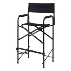 tall black directors chair folding