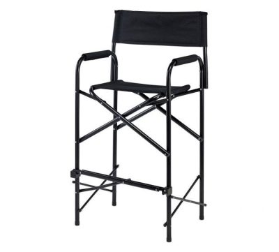 tall black directors chair folding
