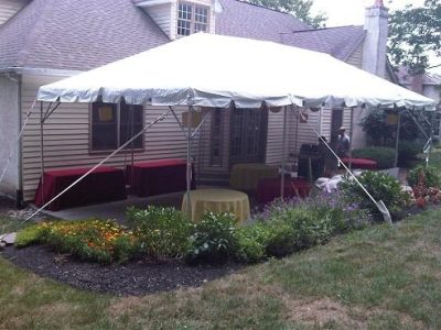 16x24 frame tent for restaurant seating