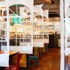 vinyl divider for restaurants and cafeterias