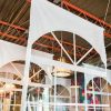 vinyl divider for restaurants and cafeterias