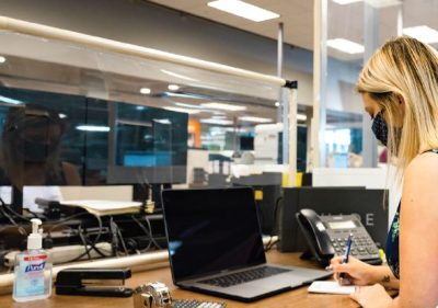 desk divider for social distancing in office