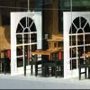 vinyl divider for restaurants and cafeterias