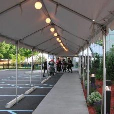 9' x 10'marquee tent for restaurant seating