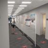 porta shield hallway divider for schools and offices