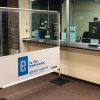 porta shield divider for sales desk or reception