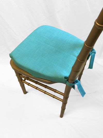 turquoise chiavari cushion cover