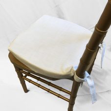 white chiavari chair cover