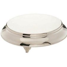 silver plated wedding cake stand