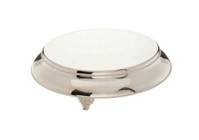 silver plated wedding cake stand