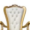 gold throne chair back cushion