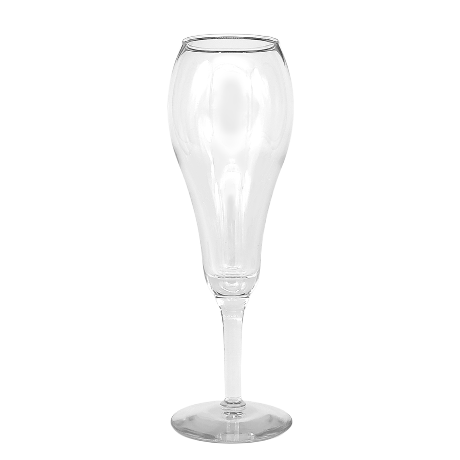 3 G. H. Mumm Stemmed Tulip Shaped Champagne Glasses 6 oz