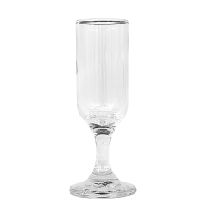 1.25oz cordial glass with a straight stem.