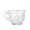 A 4.5oz punch cup with an ornate etched pattern.