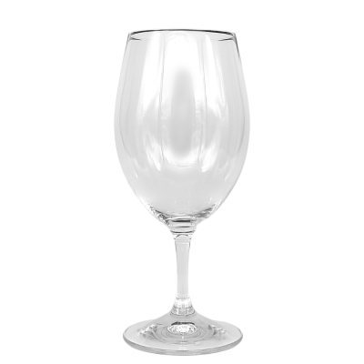 A Riedel 18oz wine glass.