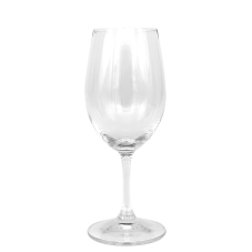 A Riedel 10oz wine glass.
