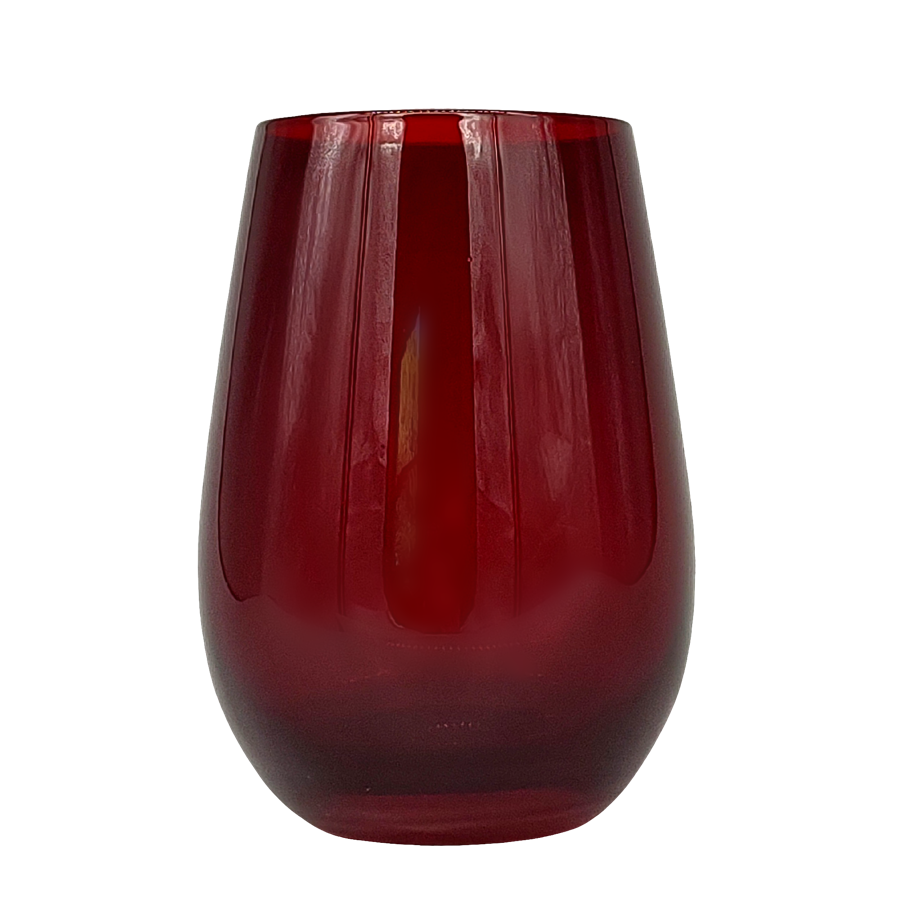 Tulsa Flag Stemless Wine Glass - Ida Red General Store