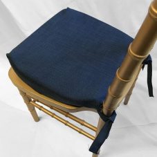 navy chiavari cushion cover