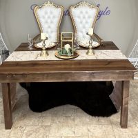 sweetheart farm table for couples