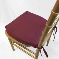 burgundy bengaline cushion cover