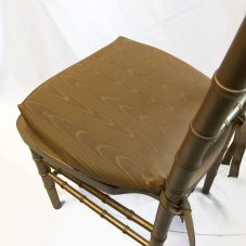 gold bengaline cushion cover for chiavari chairs