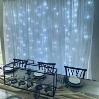 LED lighted curtain