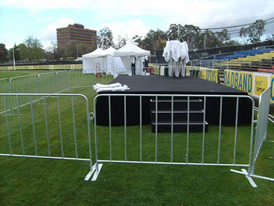 Bleachers and Stages for Graduation