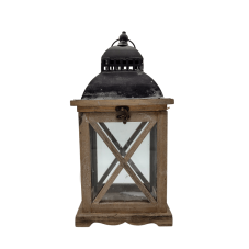 16" Wooden Lantern