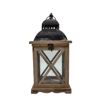16" Wooden Lantern