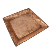 A 13.5" copper tray on a small stand.