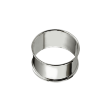 A silver napkin ring.