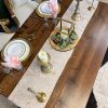 Emerald wedding package table setting